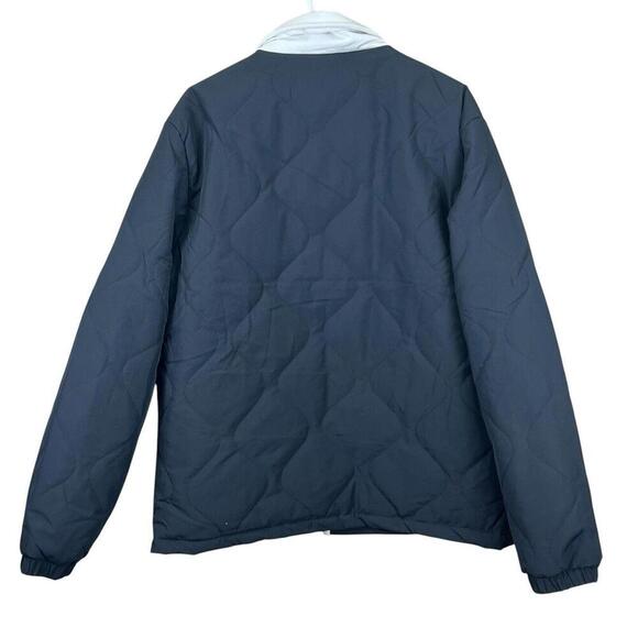 VSTR Men's Los Angeles Black‎ Quilted Jacket Size Large Snap Closure NWT - Picture 2 of 5